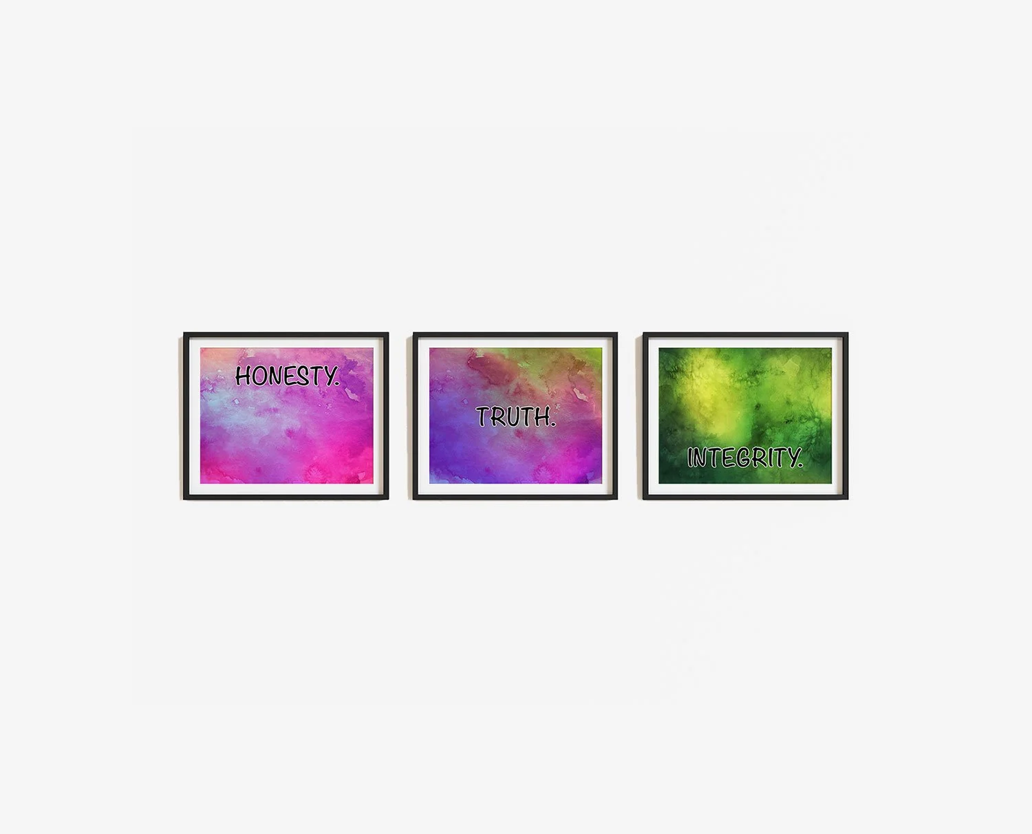 Honesty Truth Integrity Prints Digital