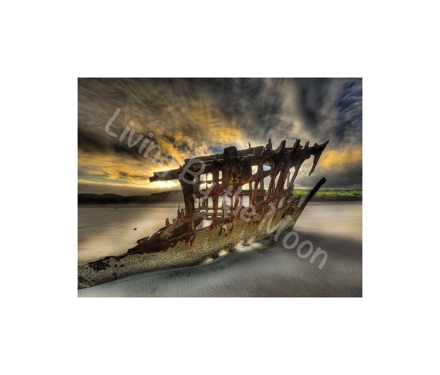 Rusted Ship Print Digital