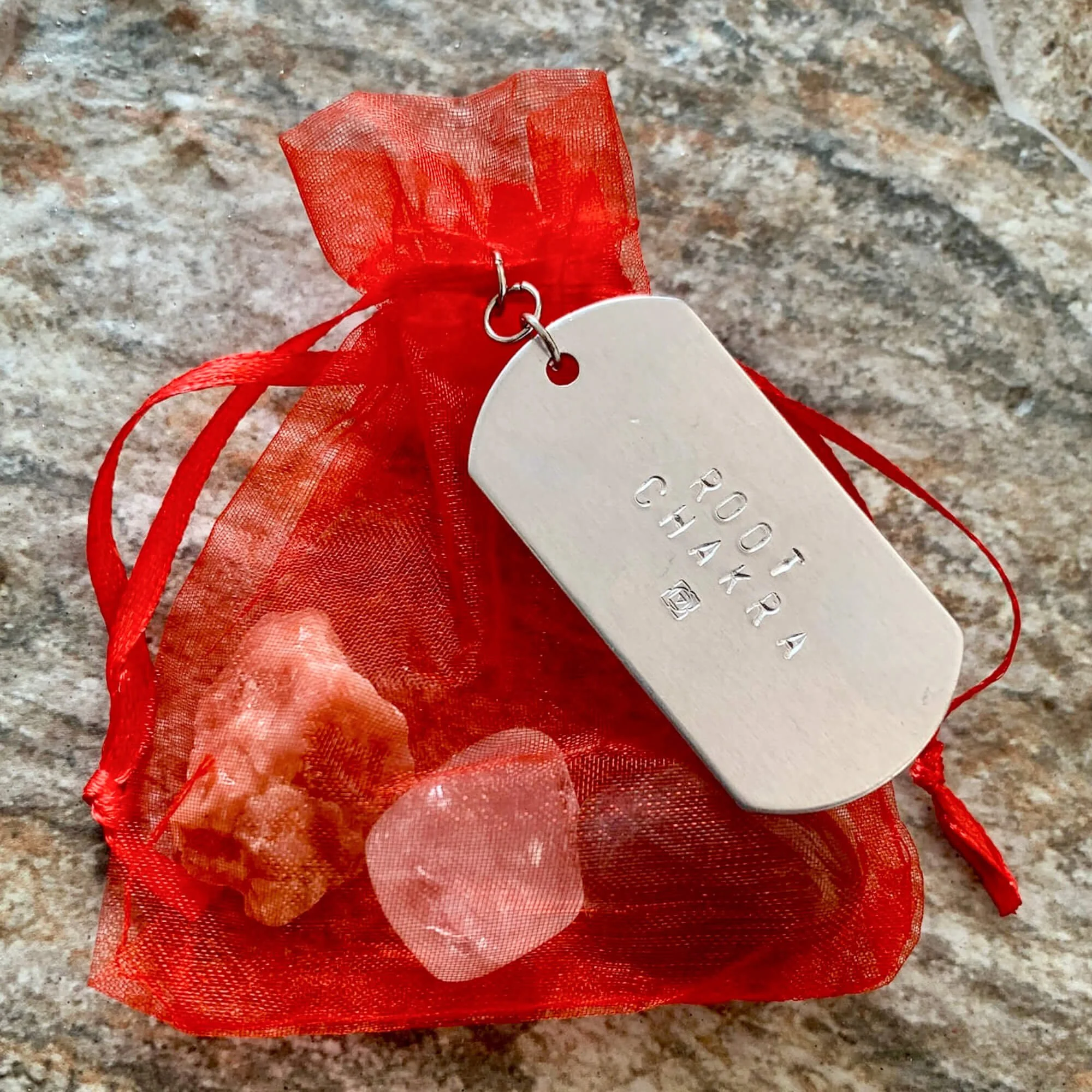 Root Chakra Crystal Healing Set