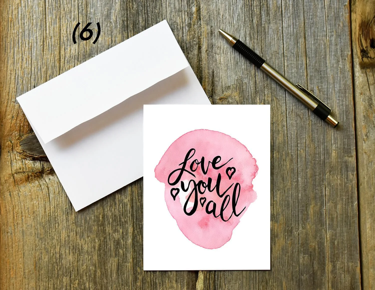 Love You All Quote Card Digital