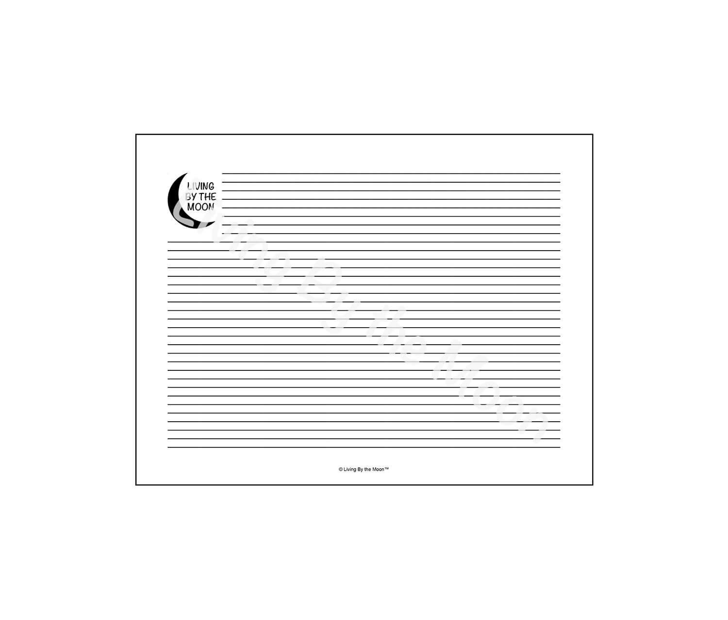 Crystal Calendar 2025 Horizontal Journal Page Digital (Copy)