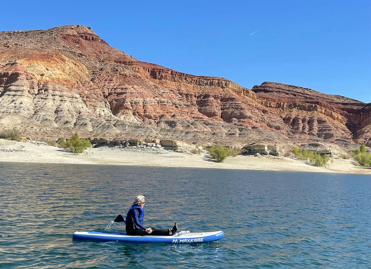 Paddleboarding on Quail Lake