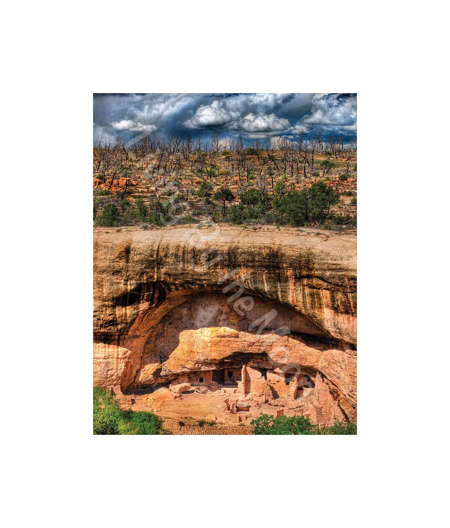 Cave Dwelling Print Digital