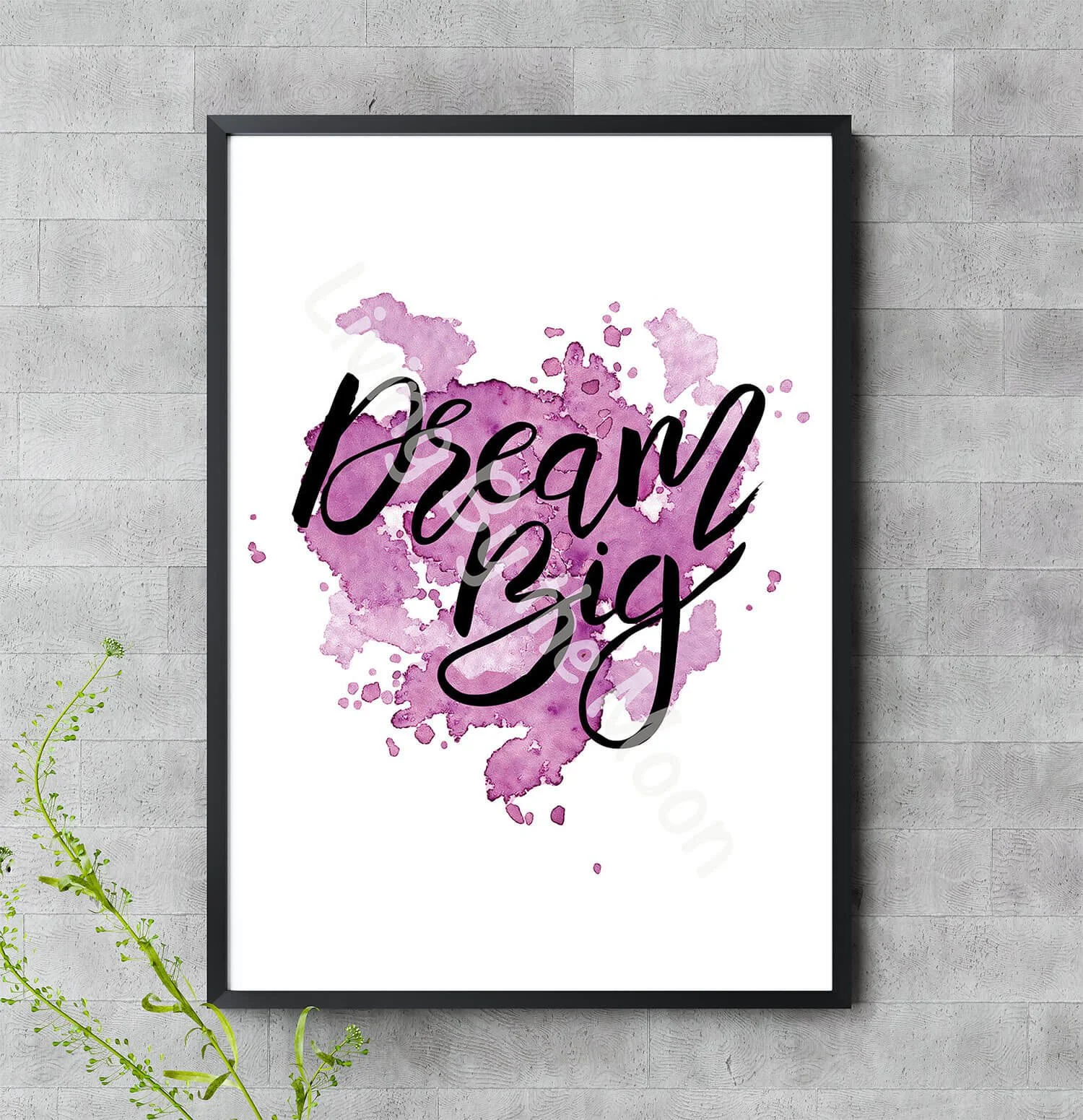 Dream Big Print Digital