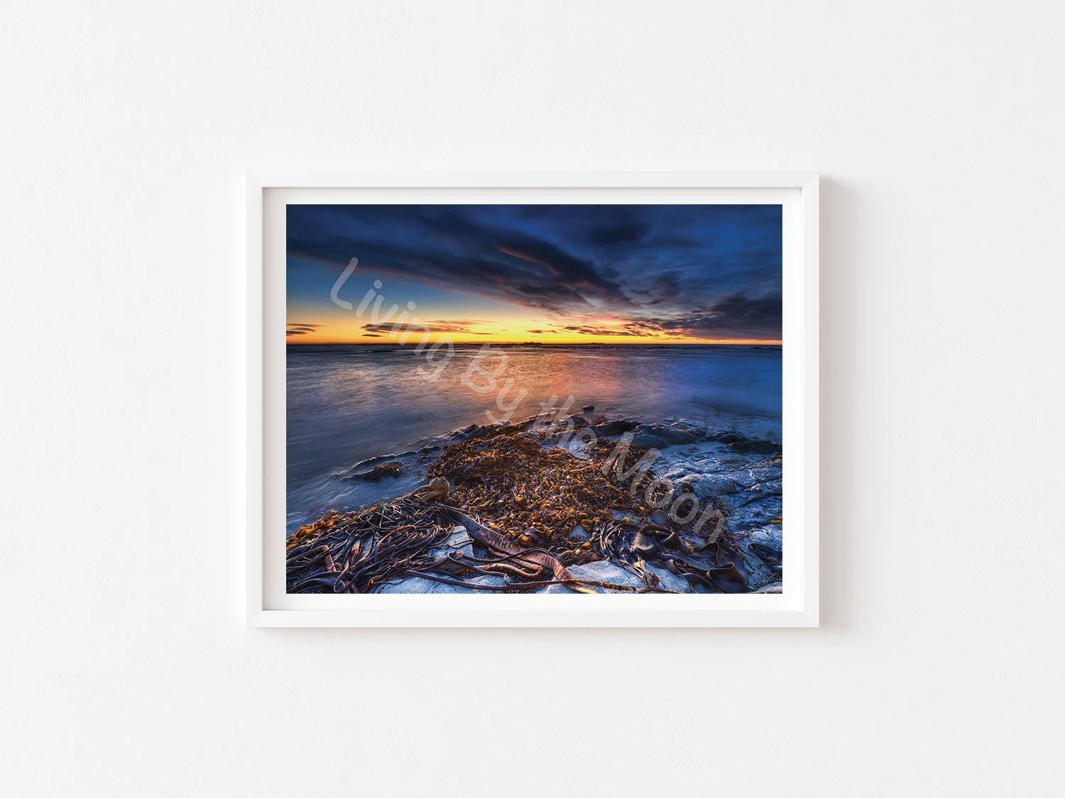 Fading Day Print White Frame Digital