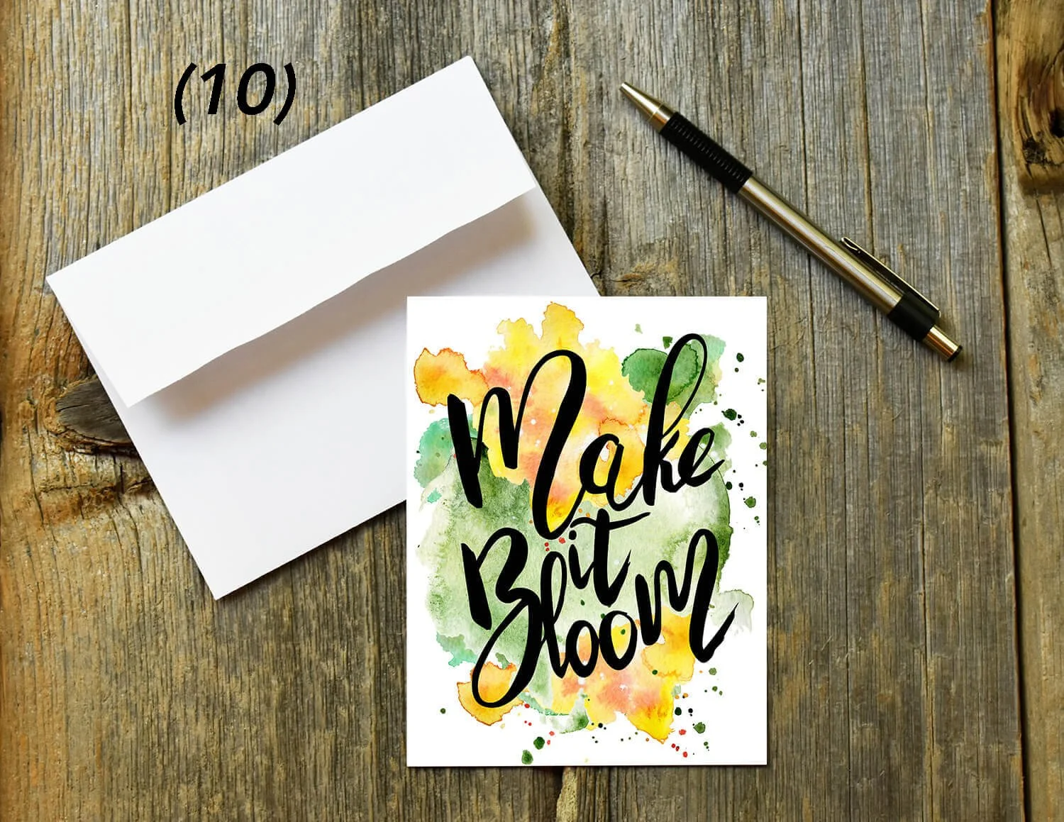 Make it Bloom Quote Card Digital