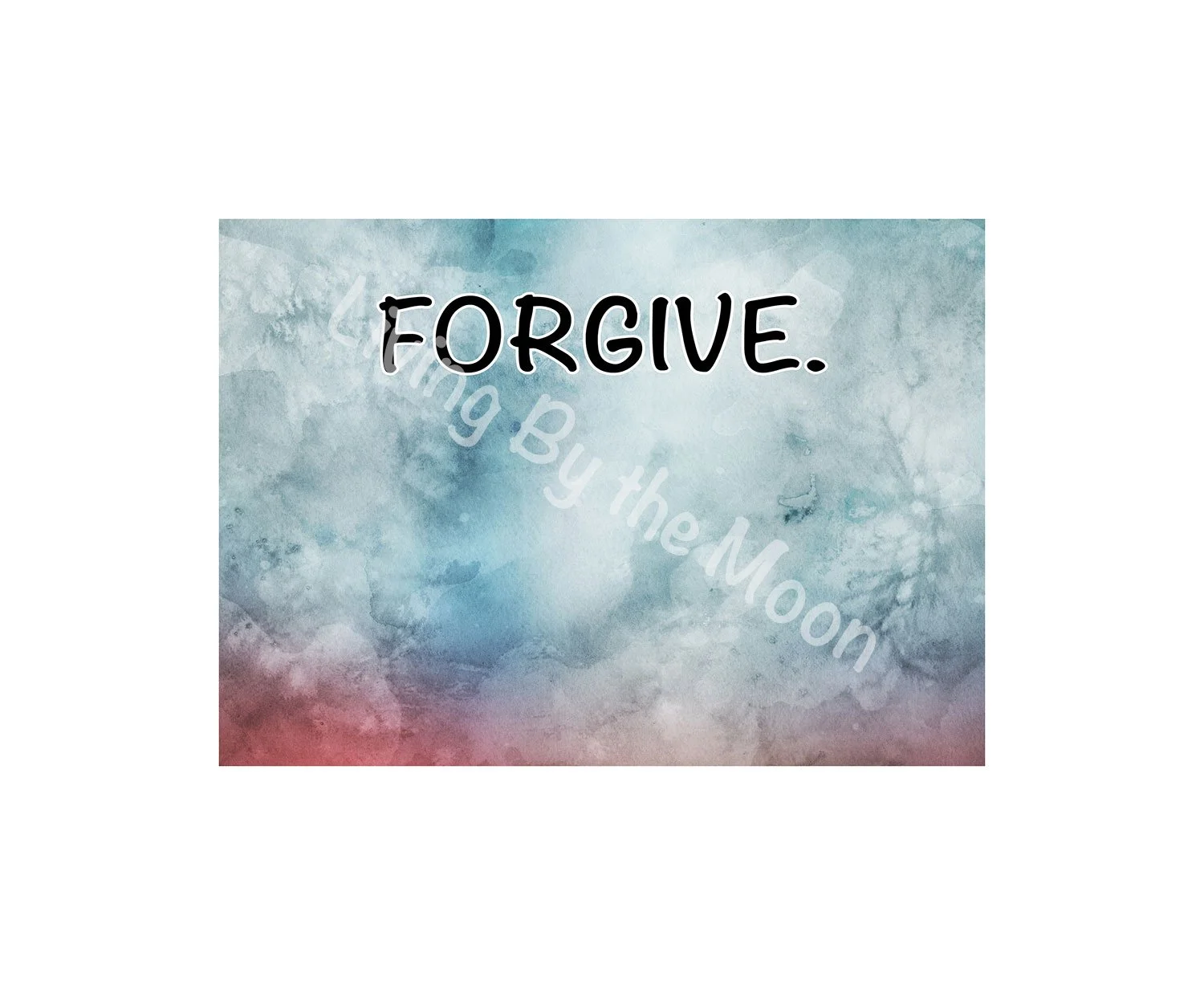 Forgive Print Digital