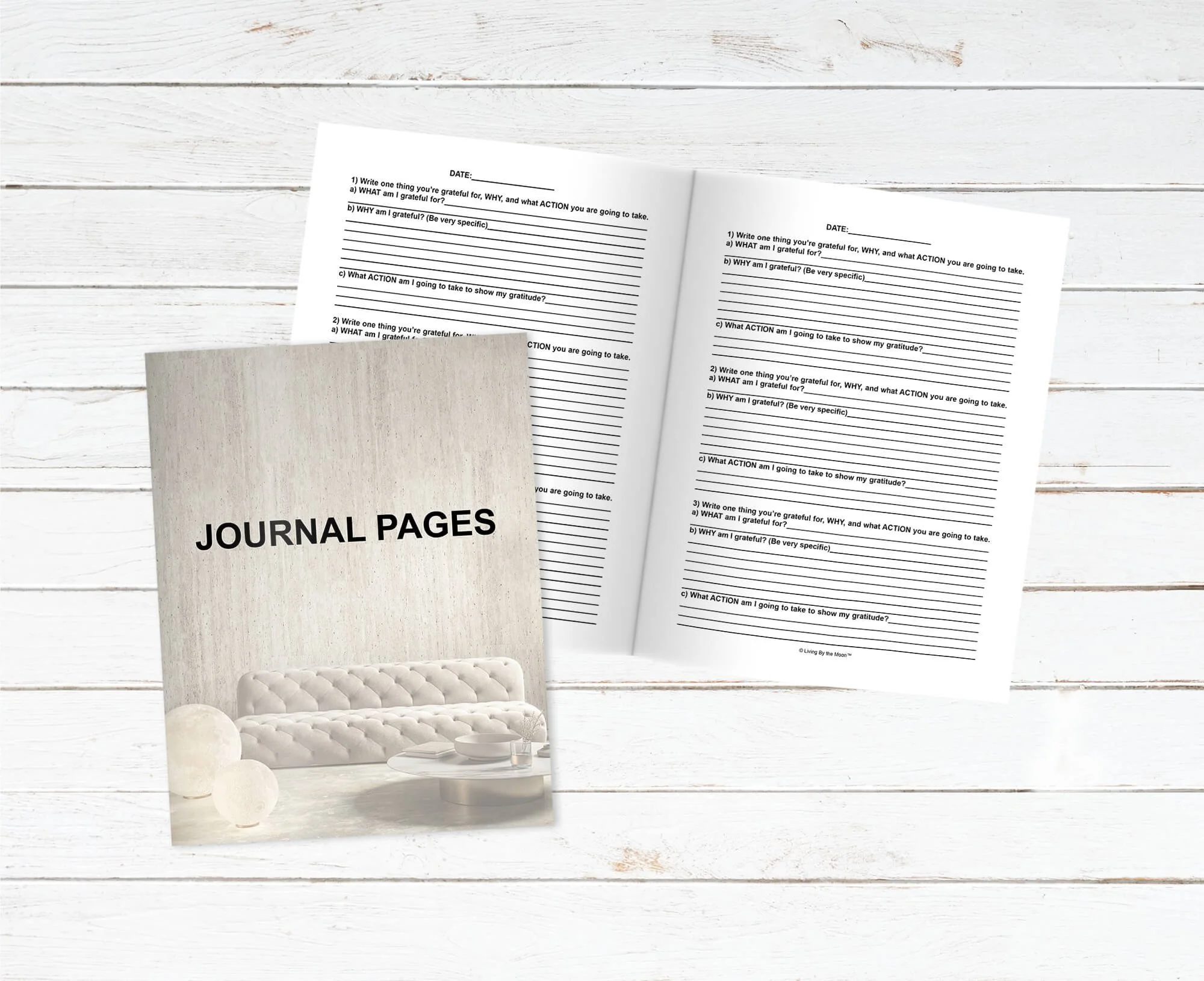 Gratitude Journal Pages Digital