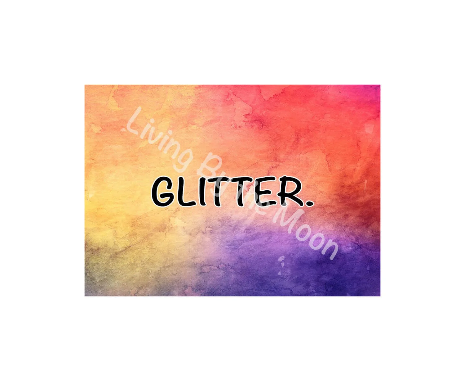 Glitter Print Digital