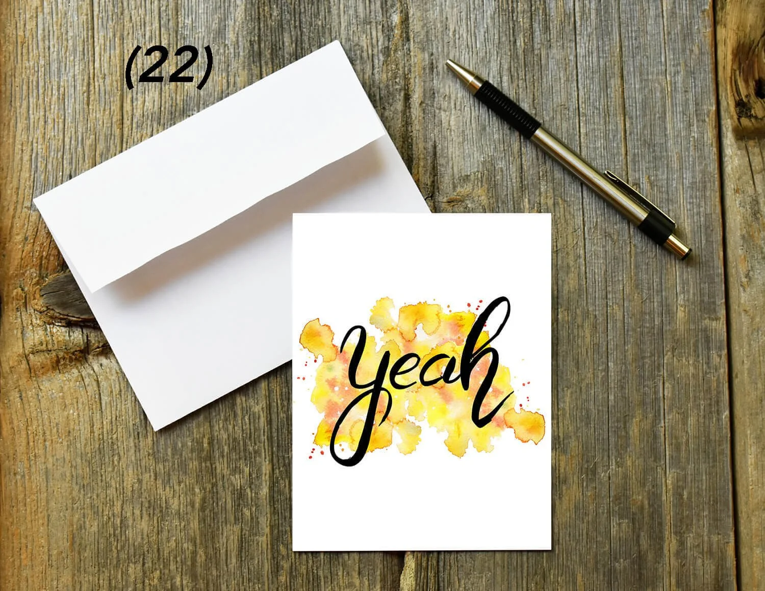 Yeah Quote Card Digital