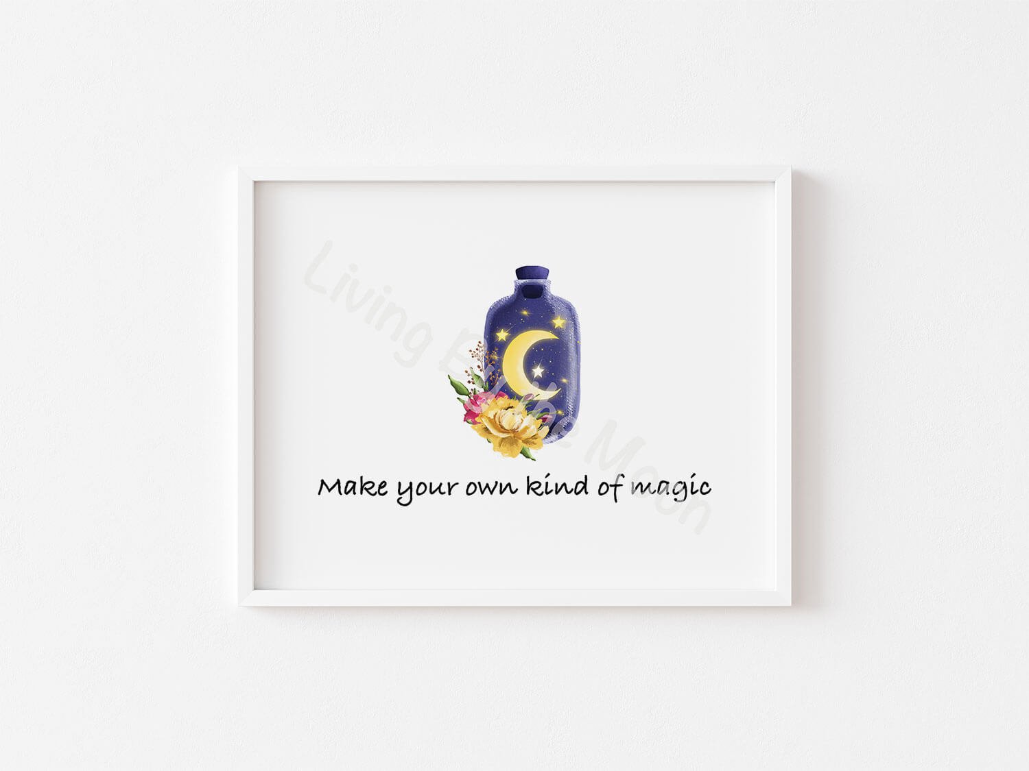 Magic Print White Frame Digital