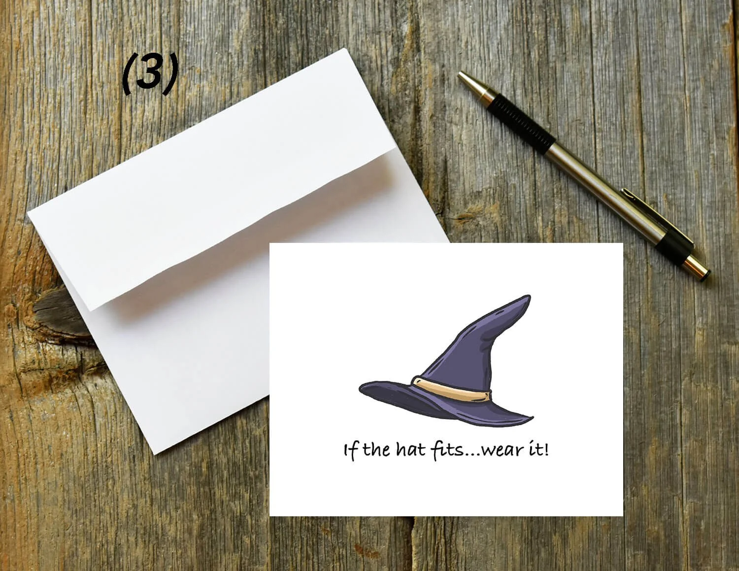 Witches Hat Quote Card Digital