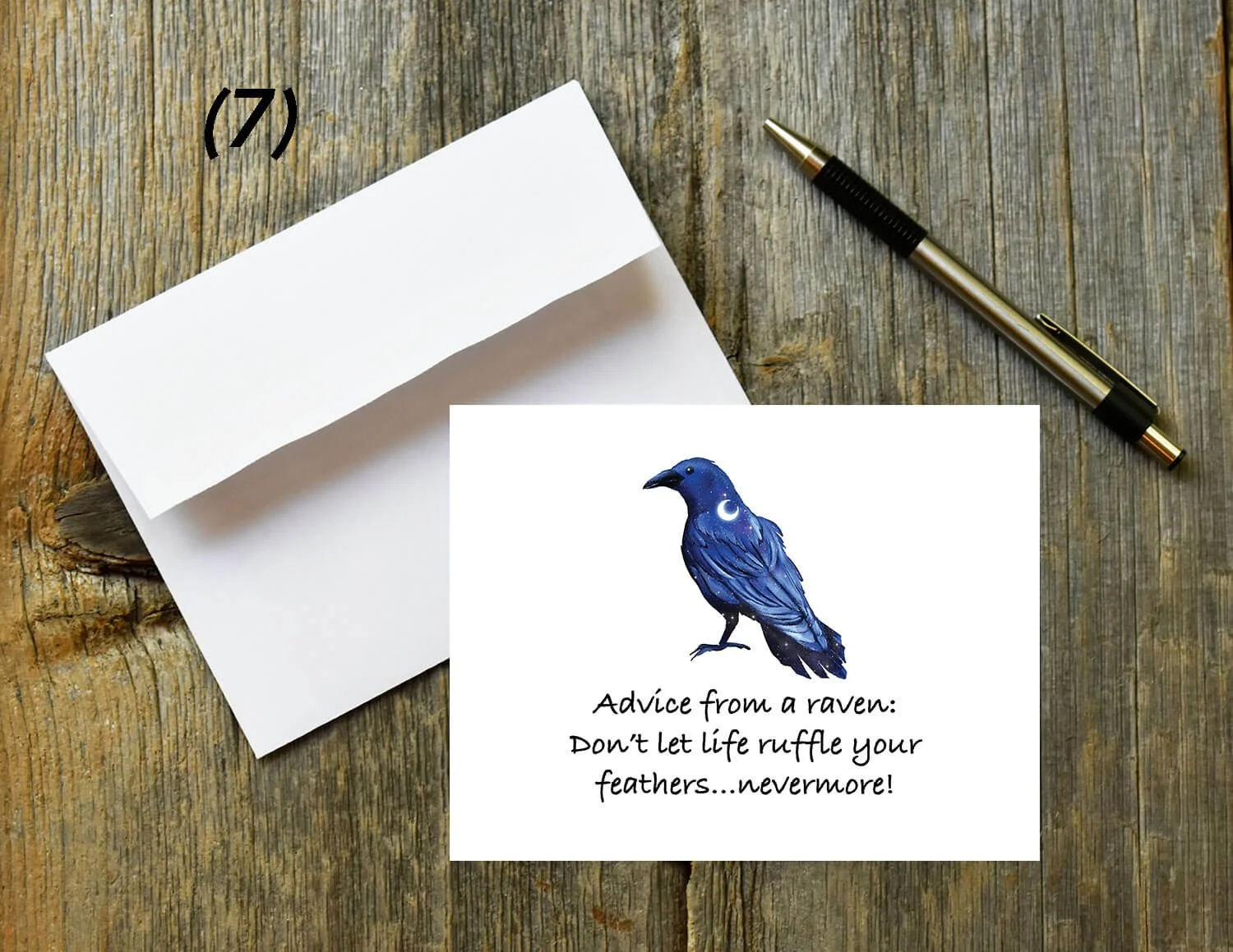 Raven Quote Card Digital