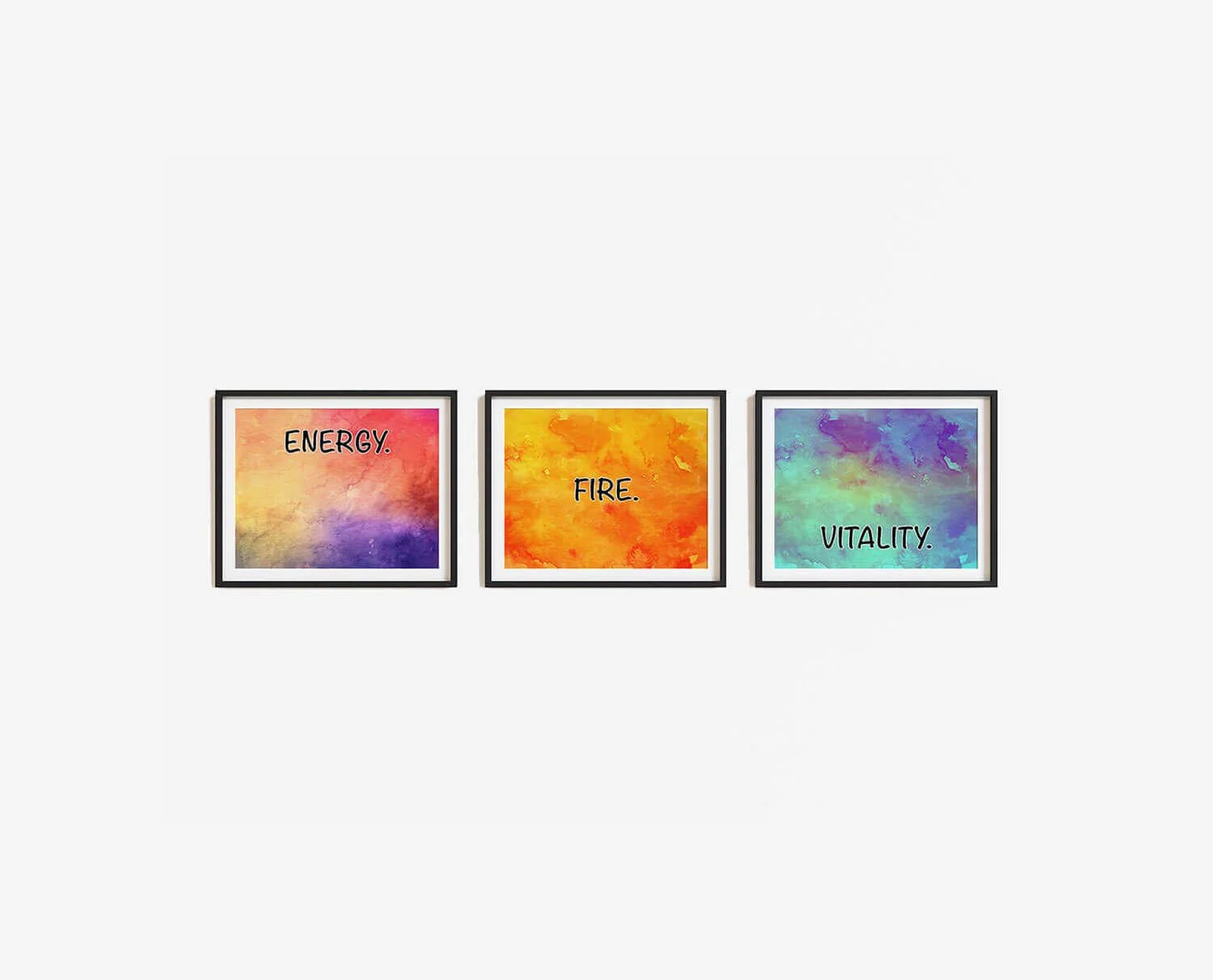 Energy Fire Vitality Prints Digital