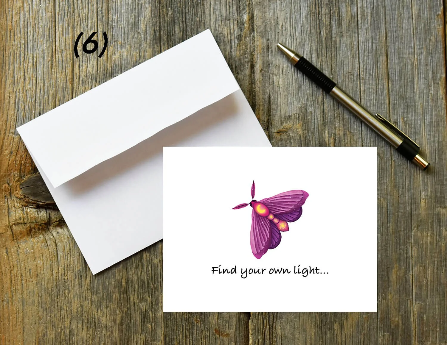 Moth Quote Card Digital