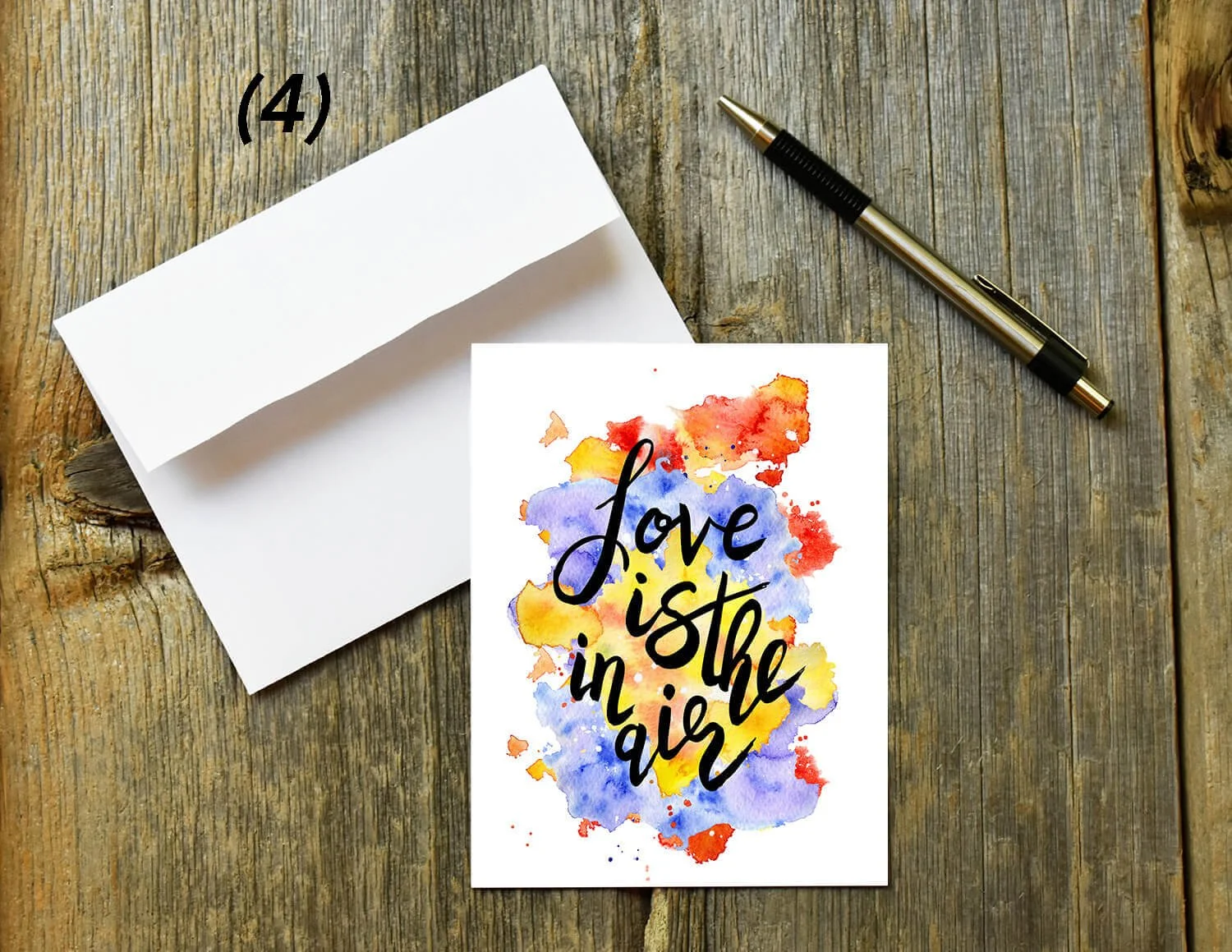 Love is in the Air Quote Card Digital