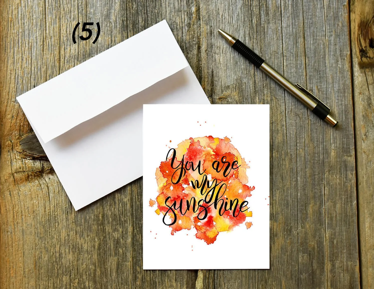 You Are My Sunshine Quote Card Digital