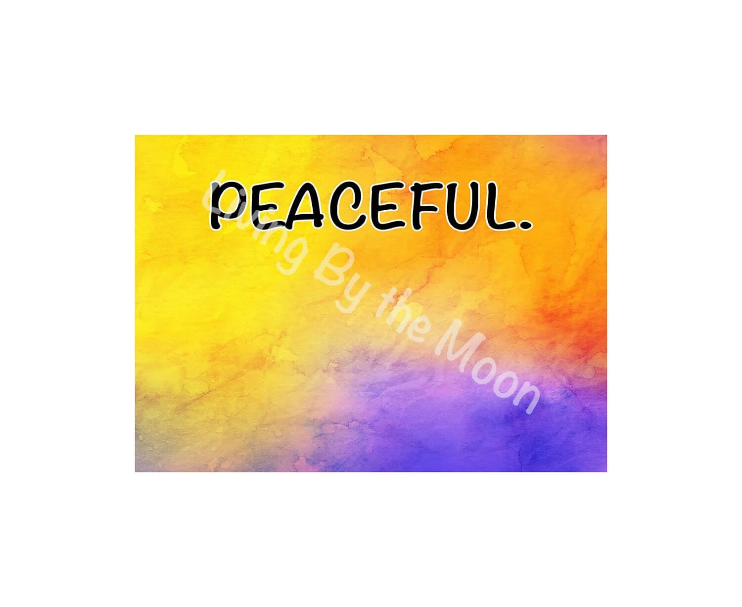Peaceful Print Digital