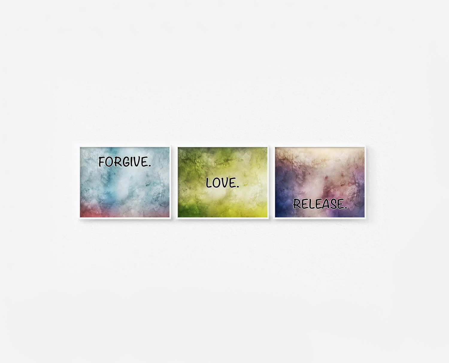 Forgive Love Release Prints White Frames Digital