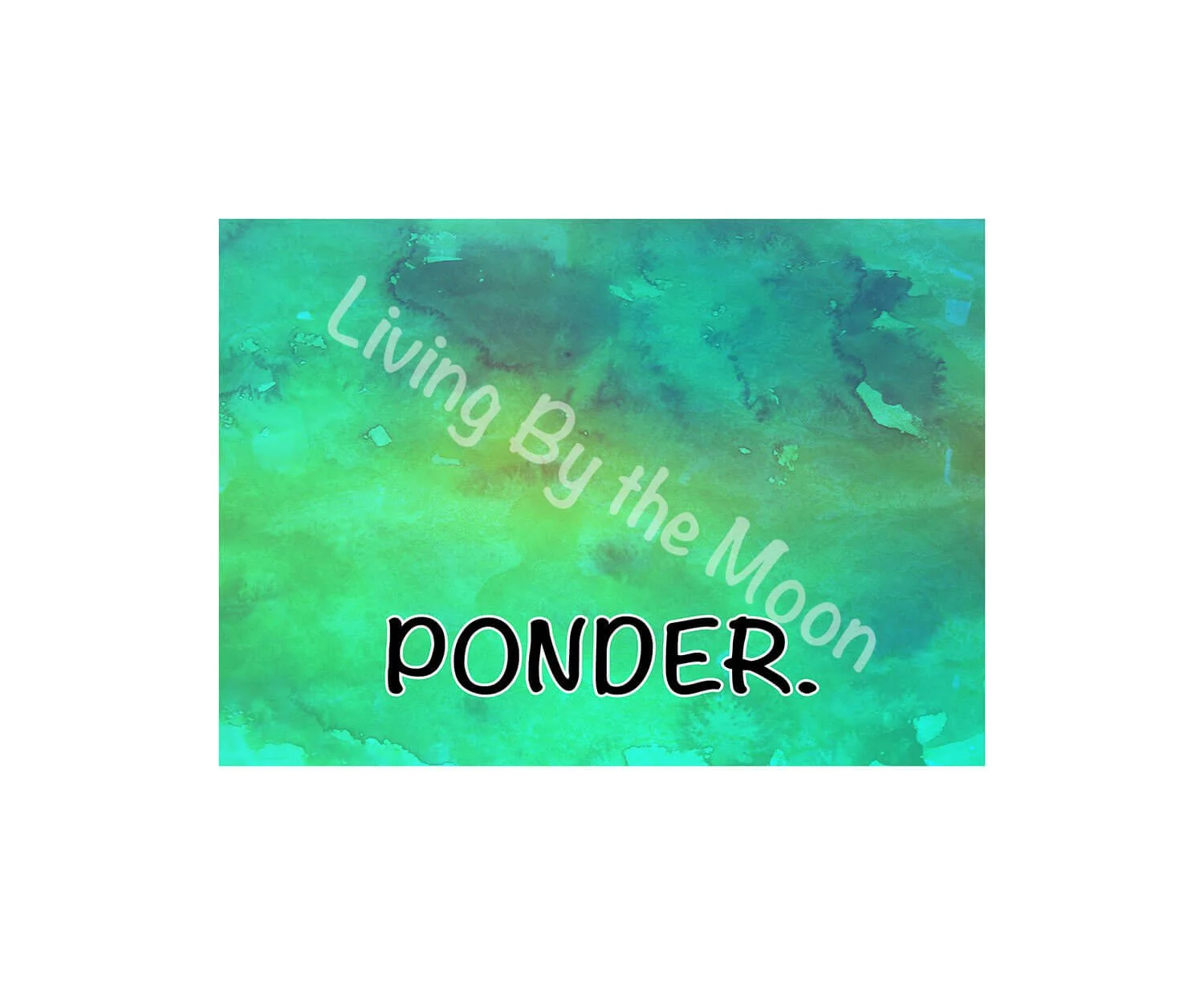 Ponder Print Digital
