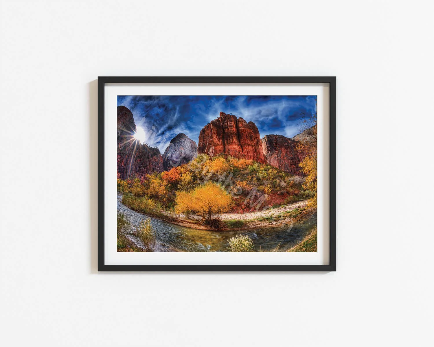 Curved Zion Print Digital