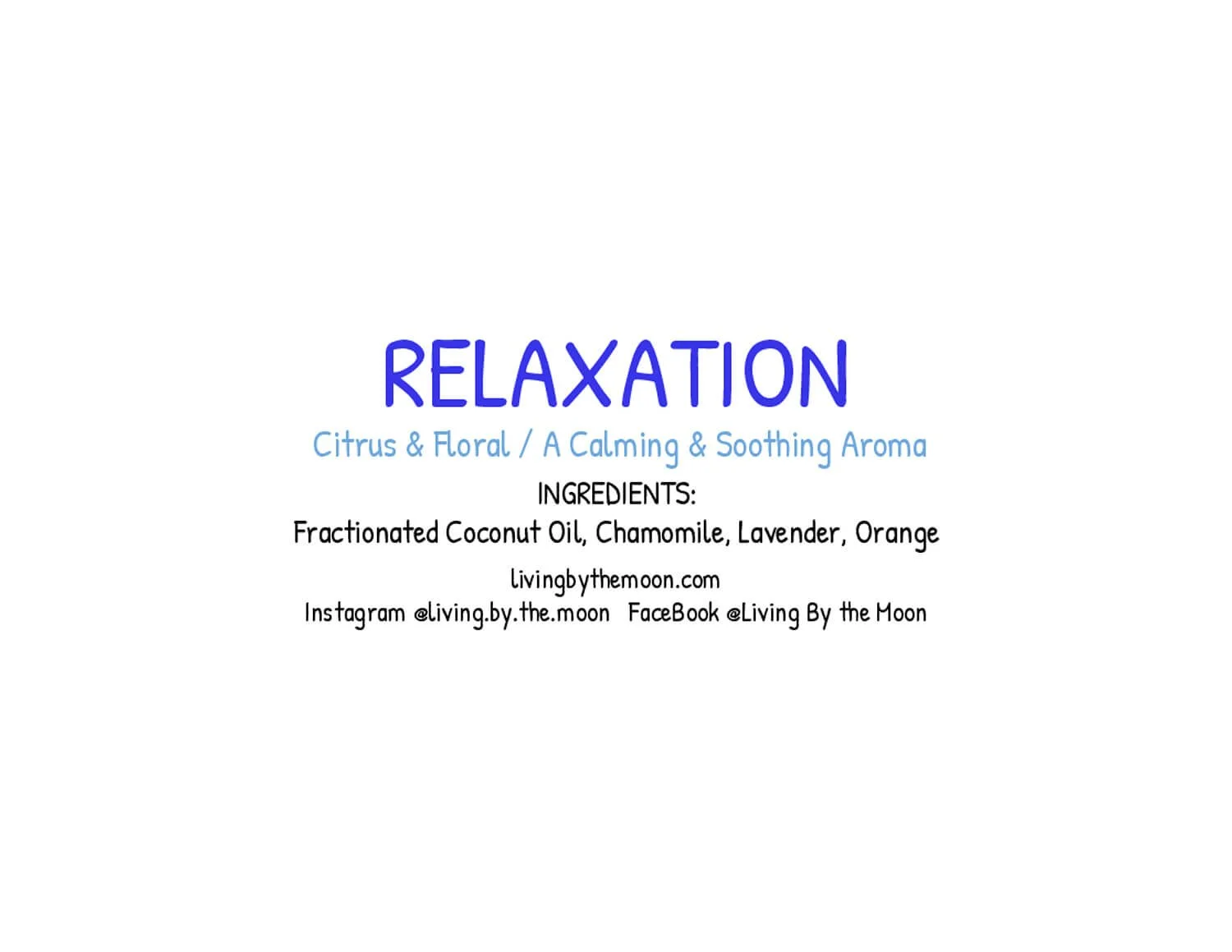 Uplifting Word Relaxation Essential Oil Rollerball Informational Label