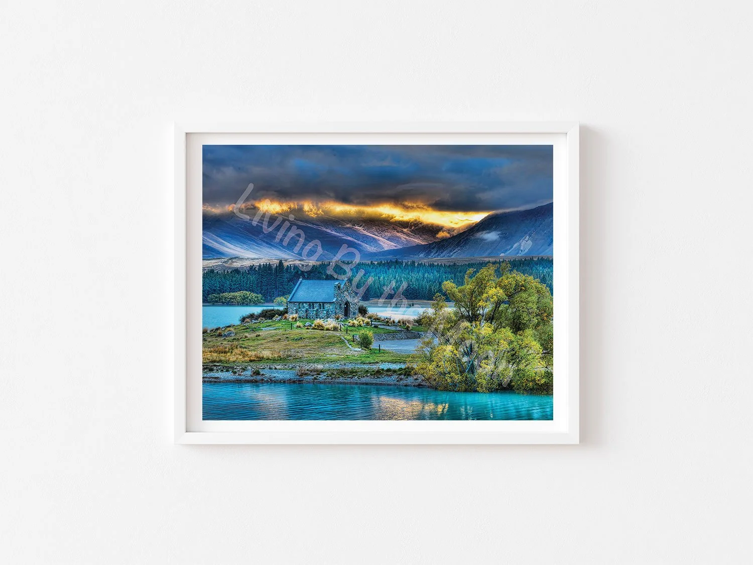 Home Sweet Home Print White Frame Digital