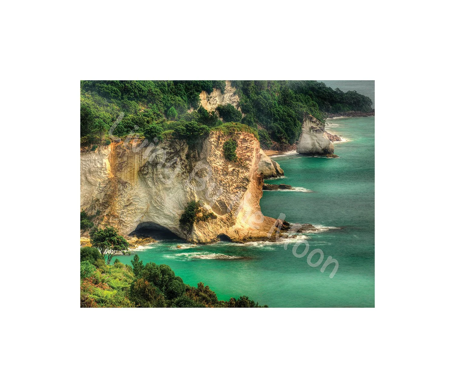 Green Waters Print Digital