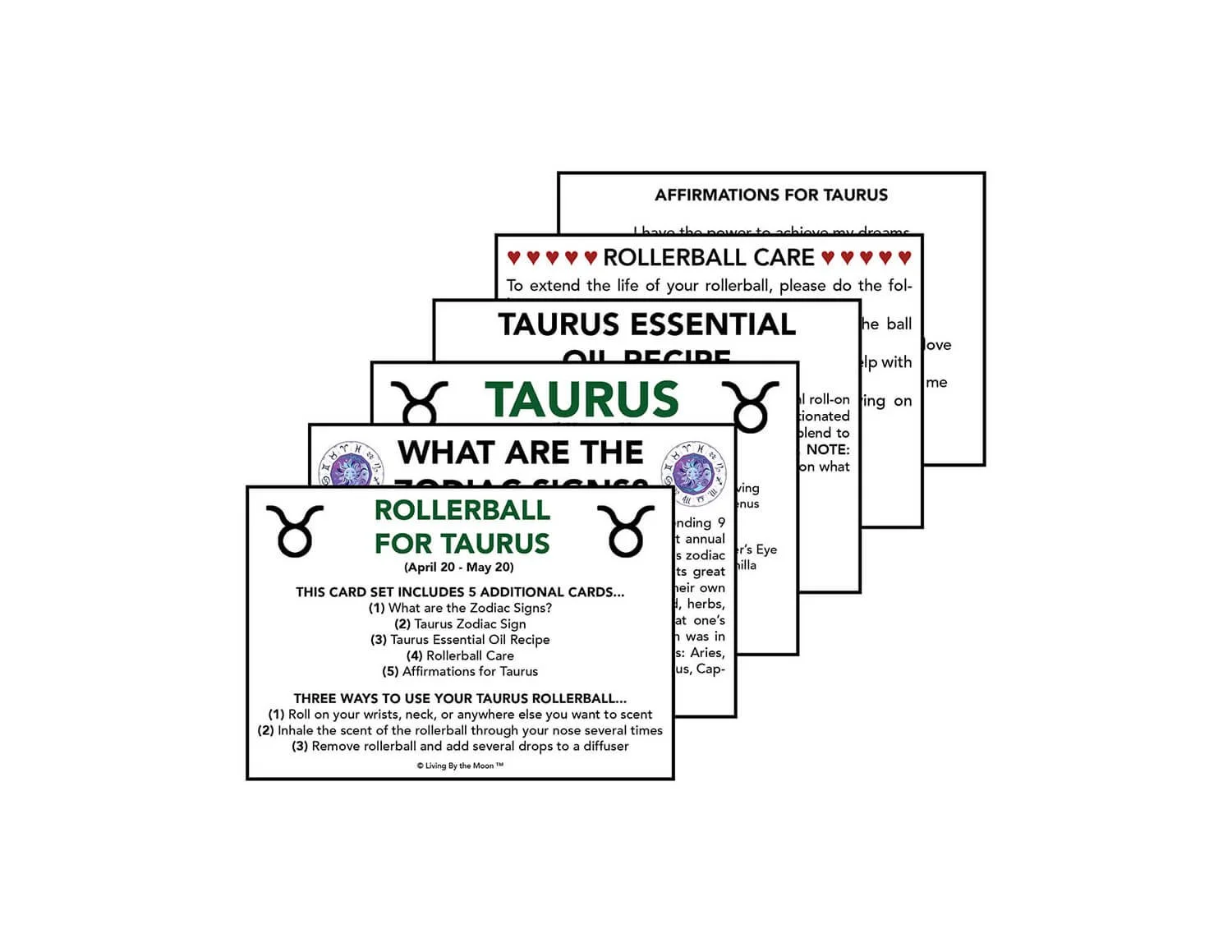 taurus-essential-oil-rollerball-informational-card-set-mockup