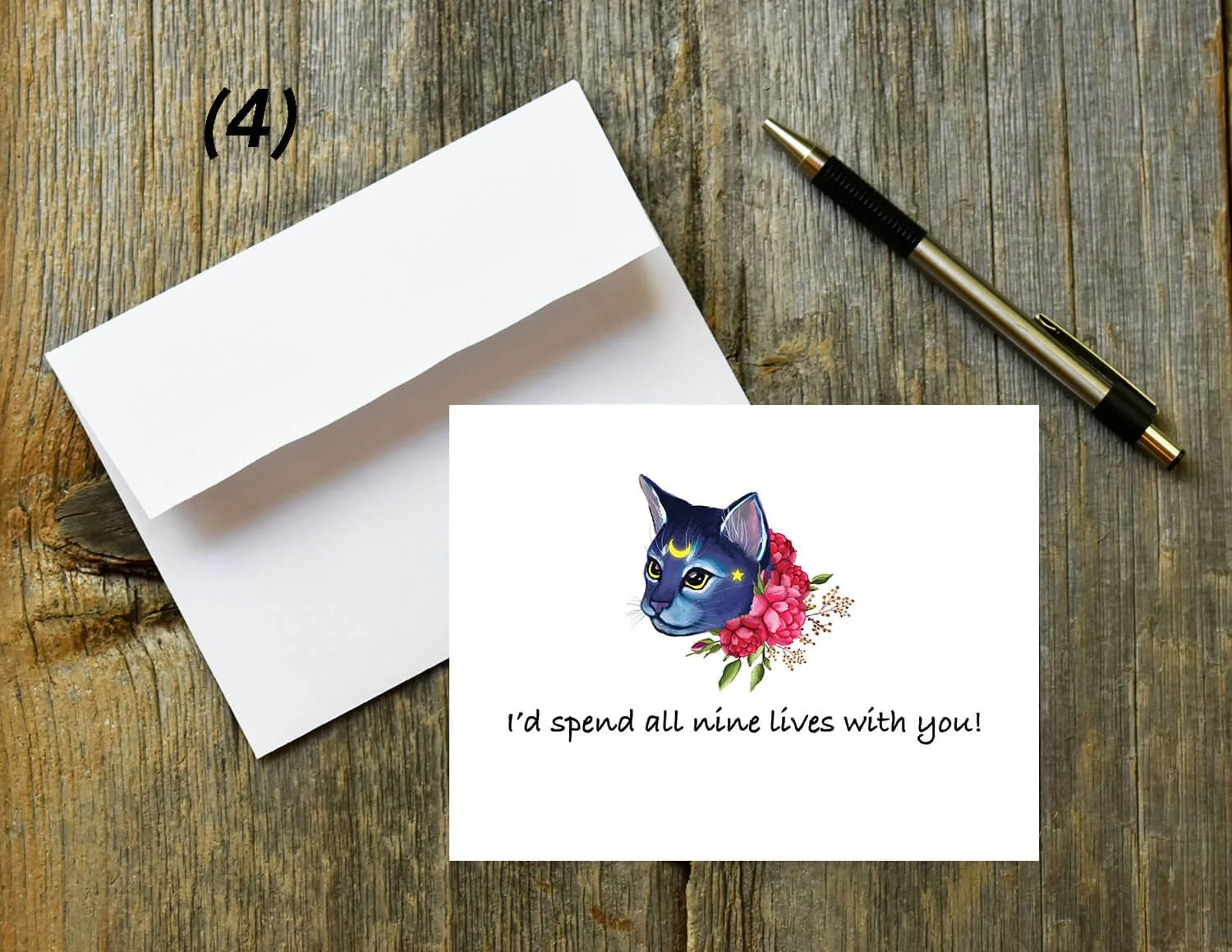 Cat Quote Card Digital