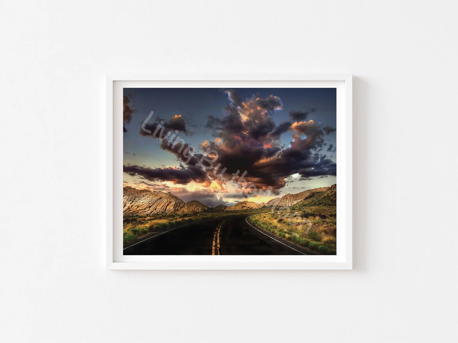The Journey Print White Print Digital