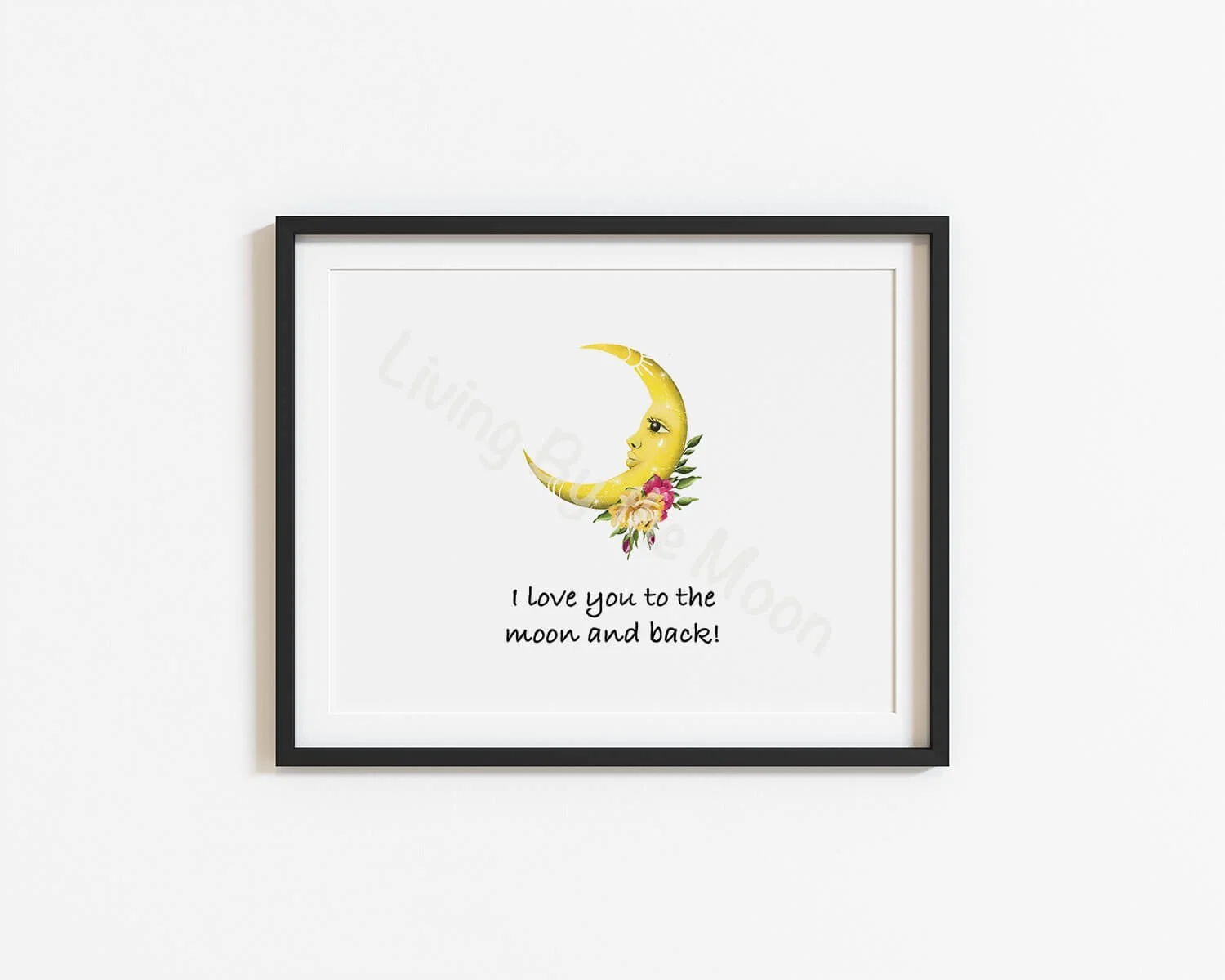 I Love You Print Digital