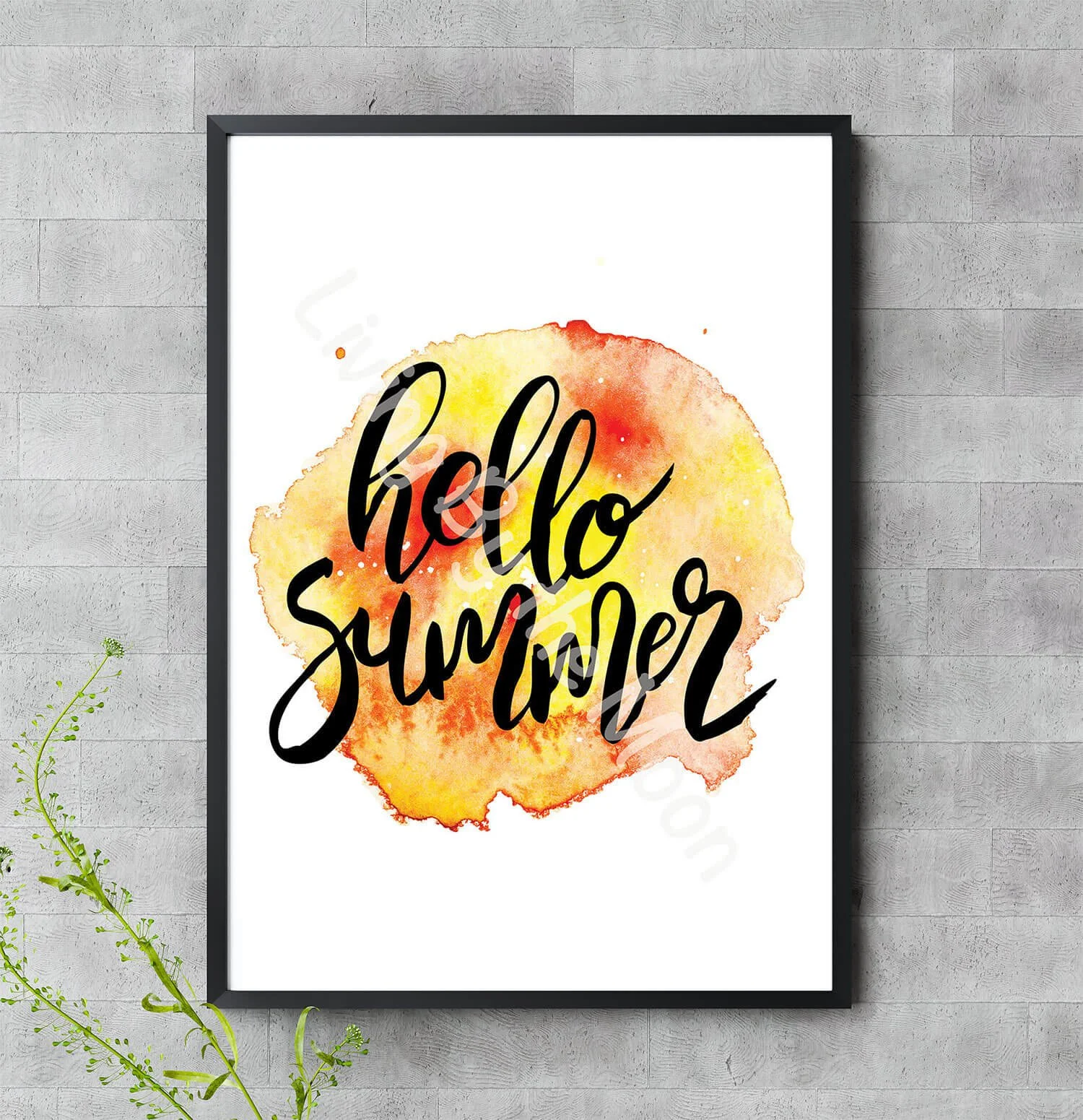 Hello Summer Print Digital