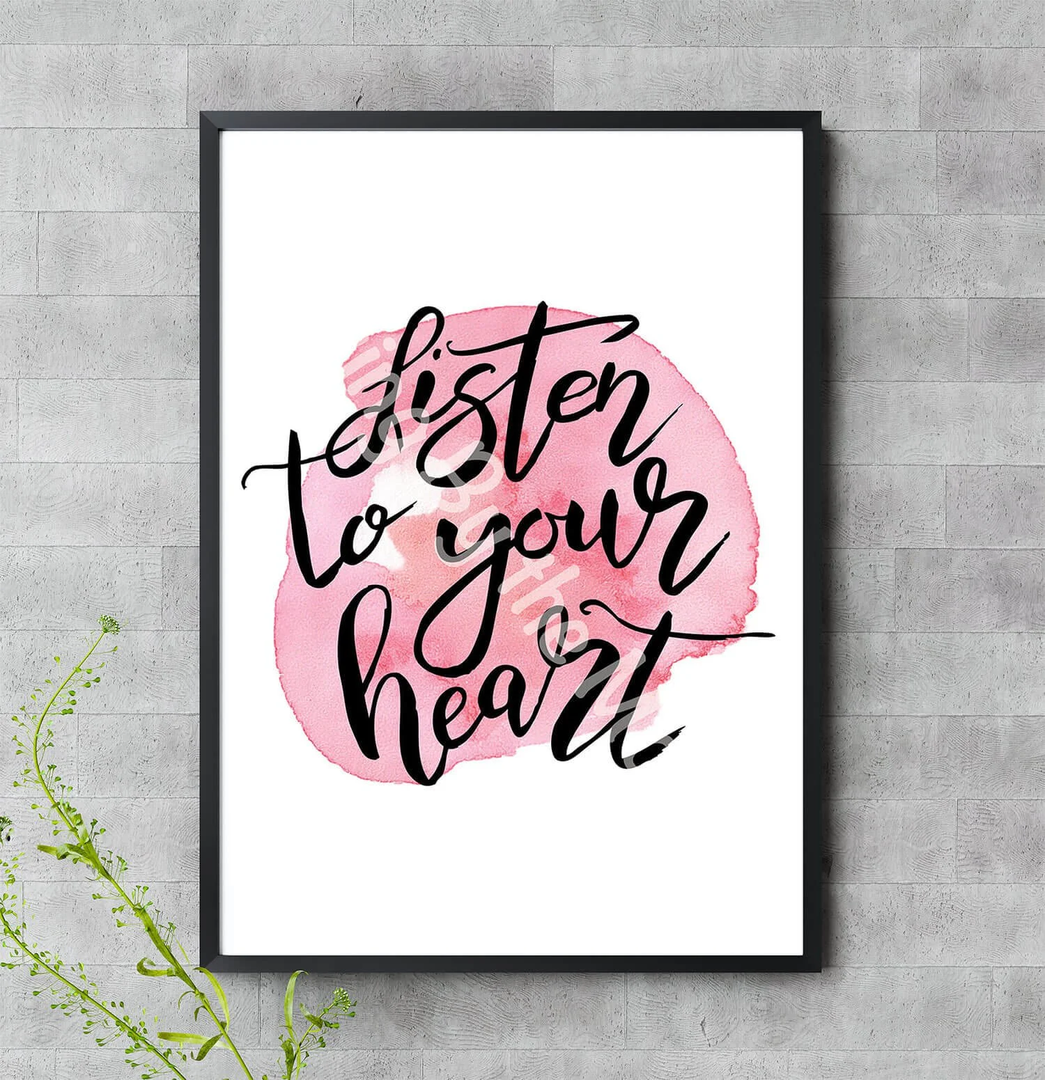 Listen to Your Heart Print Digital