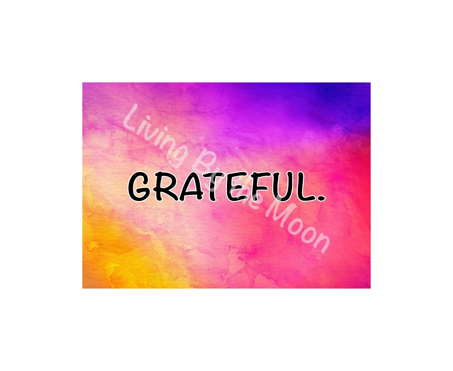 Grateful Print Digital