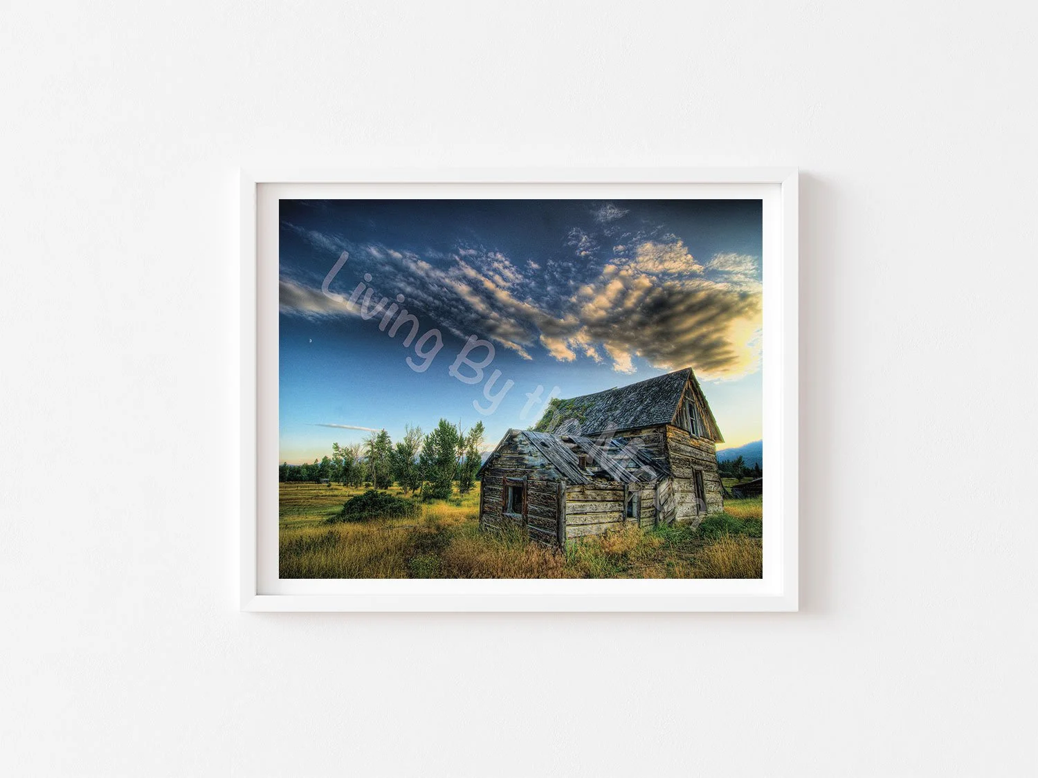 Abandoned Dreams Print White Frame Digital