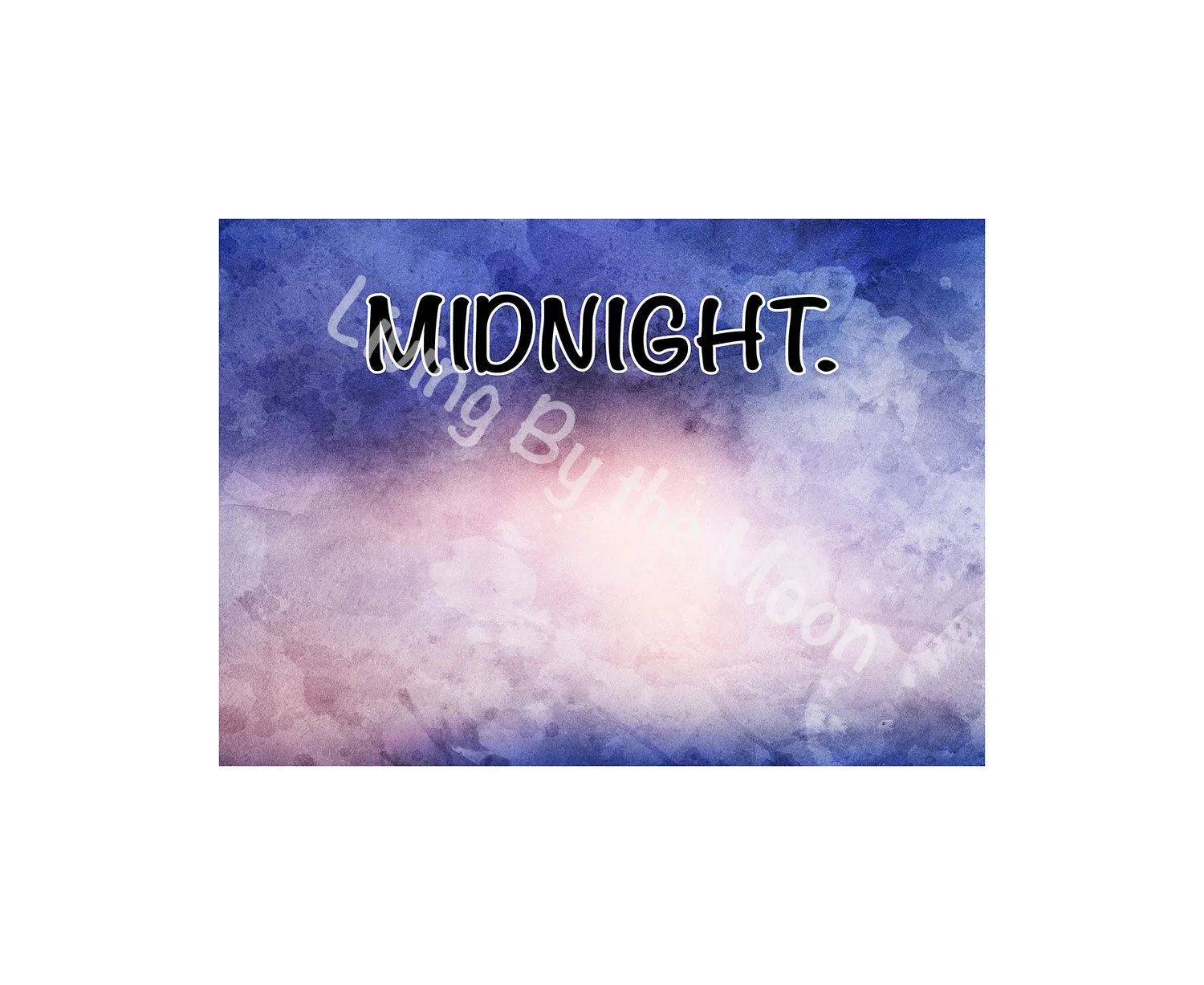 Midnight Print Digital