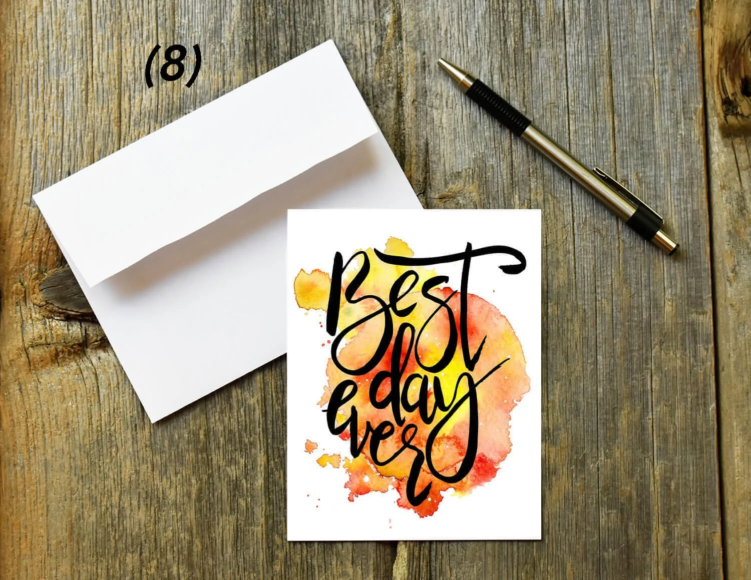 Best Day Ever Quote Card Digital