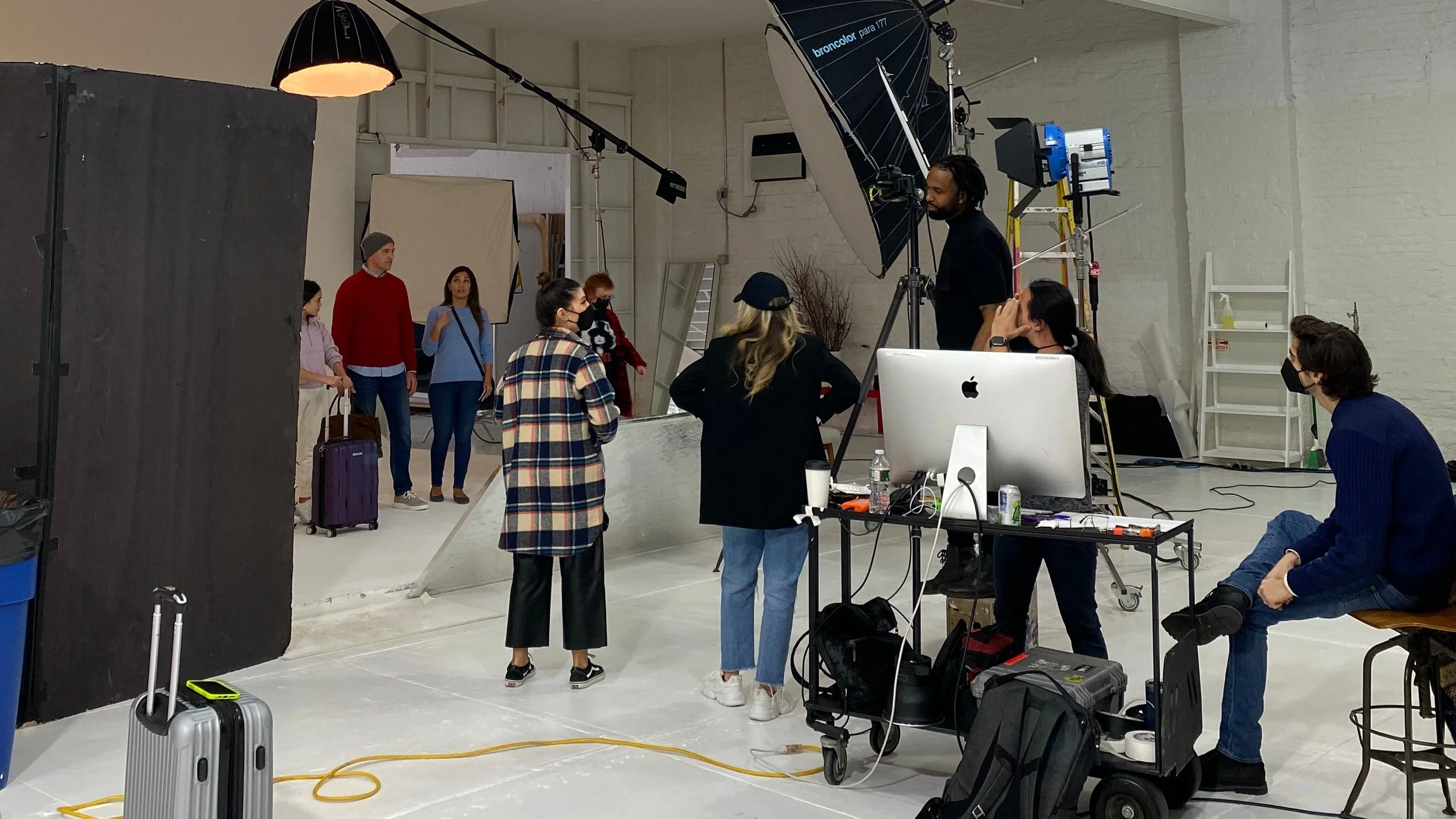 Behind the scenes set