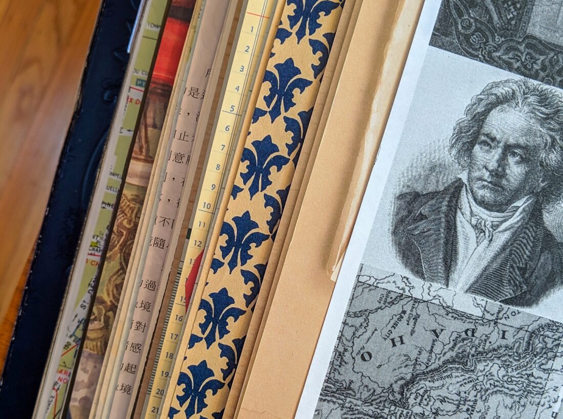 A Junk journal of random papers