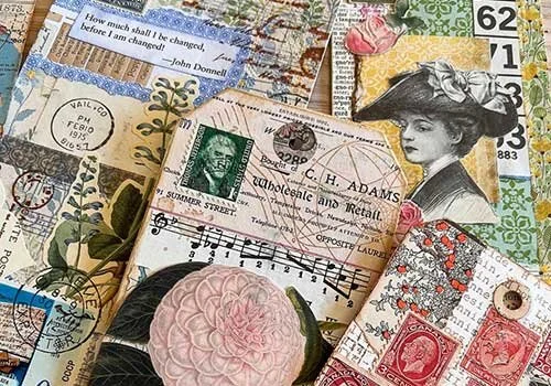 Lots of wonderful tags from the swap