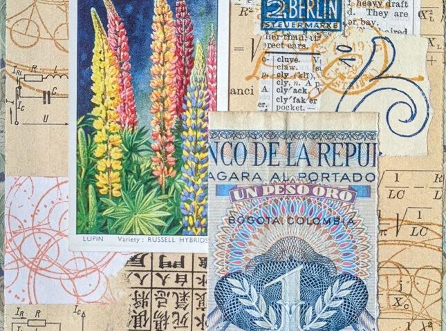 Q4 Art exchange - currency postcards