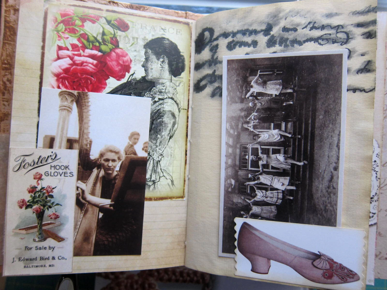 Vintage junk journal - Carpe diem