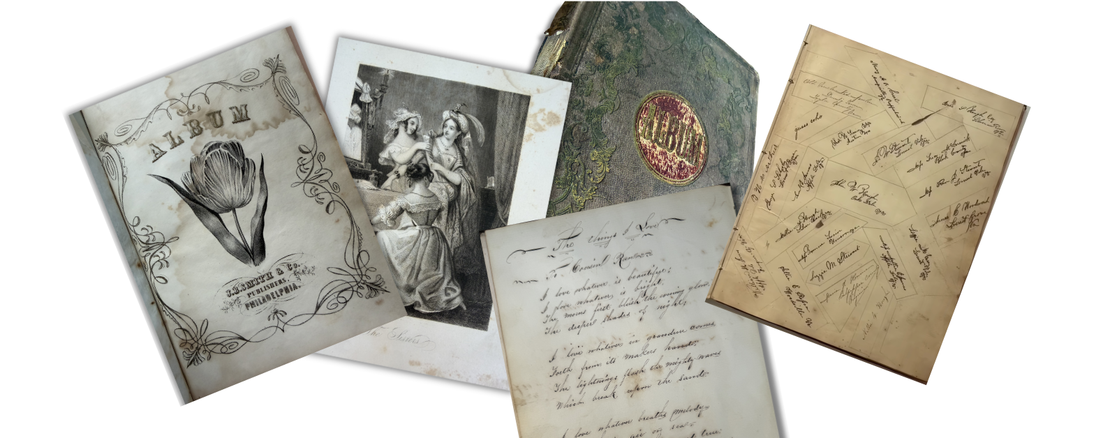 I Almost Used This 1860 Friendship Album for Collage