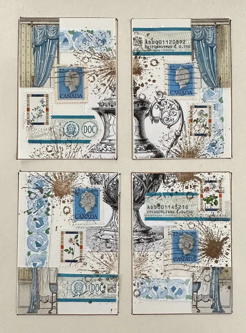 A Grid assignment challenge — Margarete Miller - Collage art