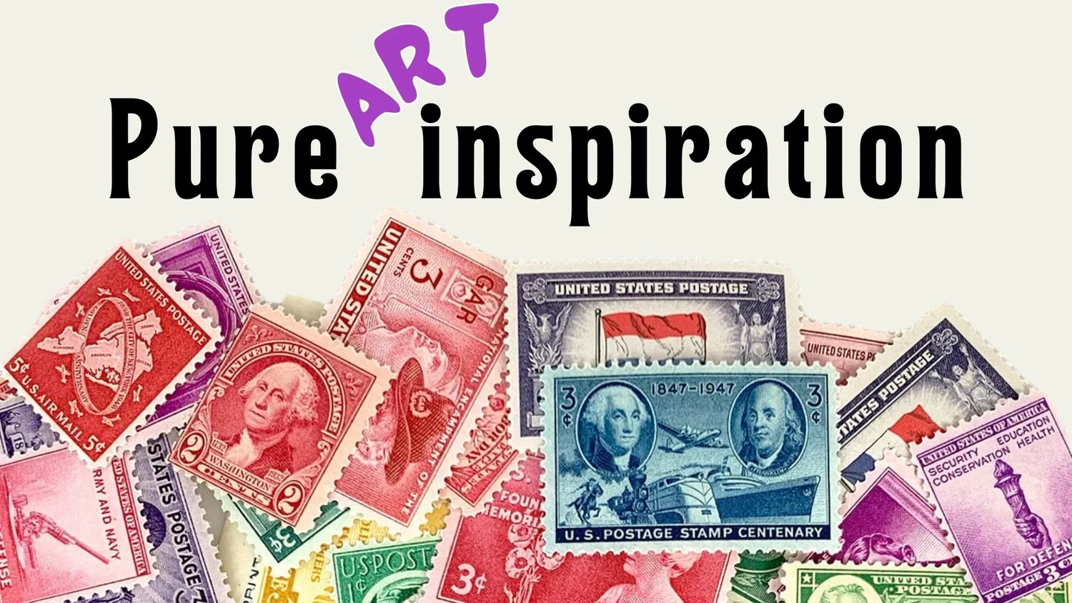 Stamps, Grids, and Collage. Finding Inspiration in Postage Stamps ...