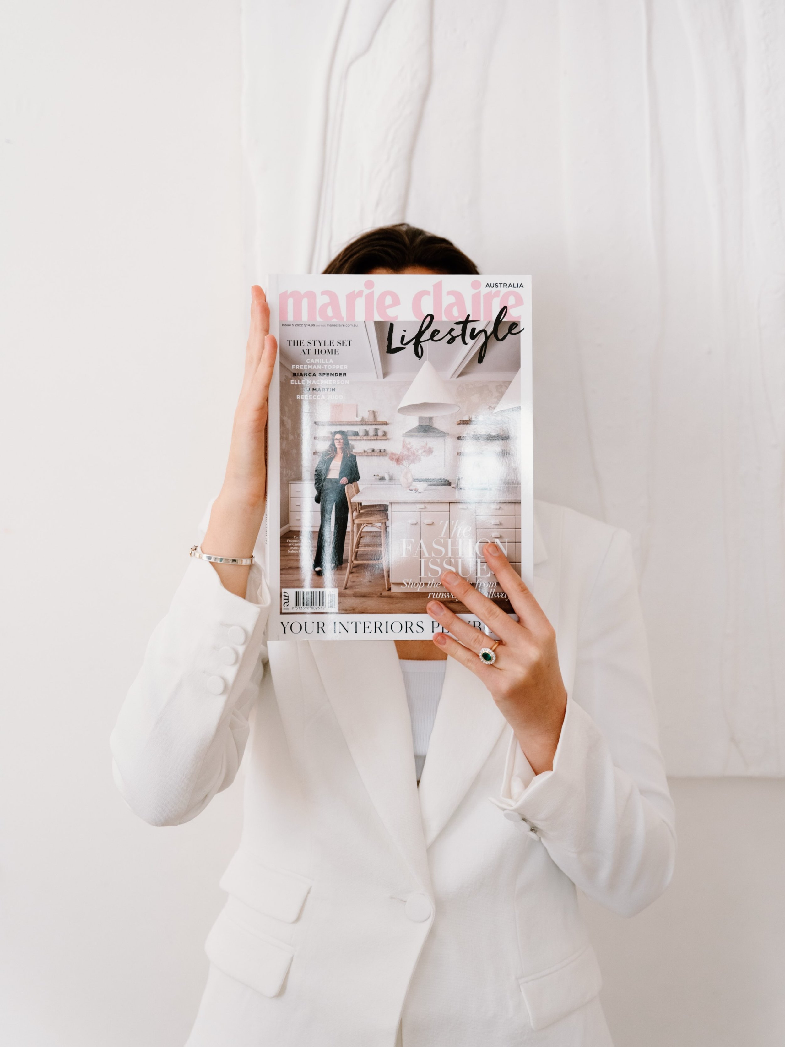 I have had a SHOCKER (caps locks warranted!) on Instagram recently and this photo feels very on brand! Hiding behind the magazine (or more accurately, desk) while doing some really, really fun client work that I haven&rsquo;t shared here. 🫣

So it&r