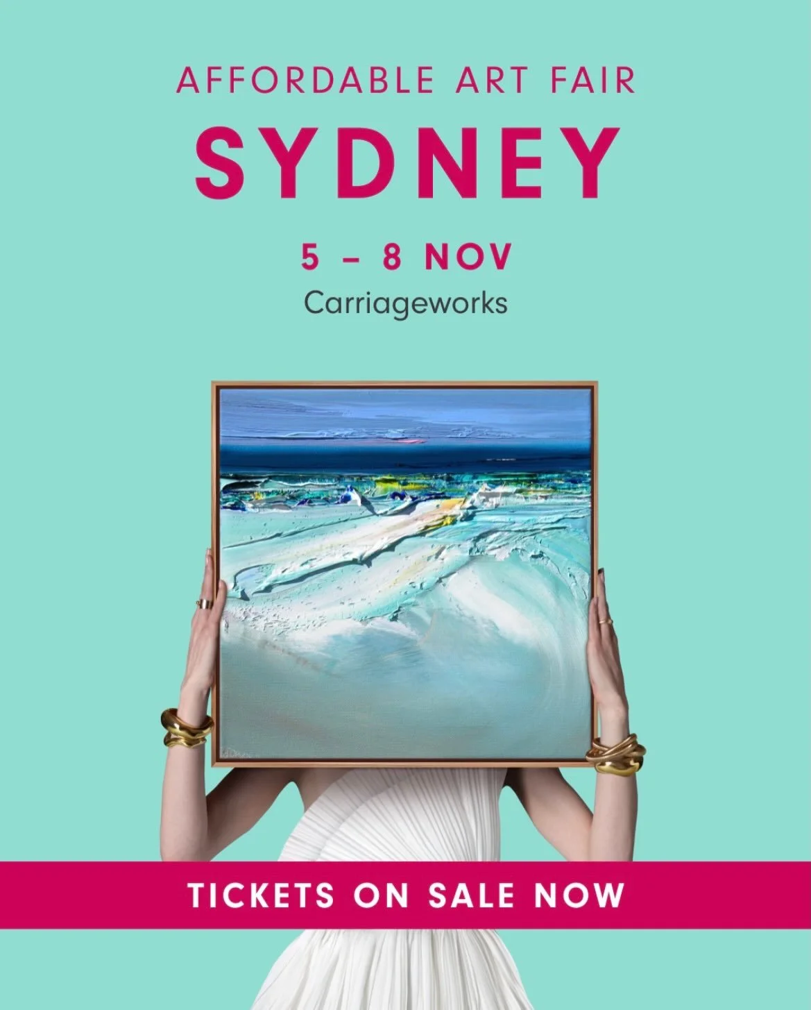 @affordableartfairau Sydney is baaaaack and tickets officially go on sale today! 🎟️

Off the back of a BONKERS Melbourne fair (in the best possible way - 30% increase in visitor numbers, 40% increase in art sales 😅) it&rsquo;s Sydney&rsquo;s turn!
