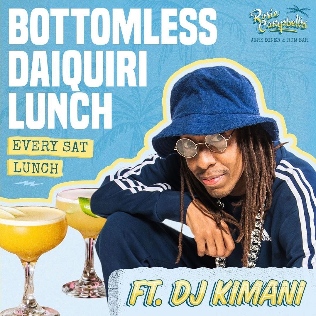 Say less @rosiecampbells! Join us for bottomless daiquiris and jerk chicken this Saturday from 1pm 🍗🍸️ Featuring DJ Kimani and your favourite lunch staples! ⁠
⁠
⁠
#rainbowprecinct @kimani_____ #daiquiri #bottomless #sydneycocktails #jerkchicken #ro