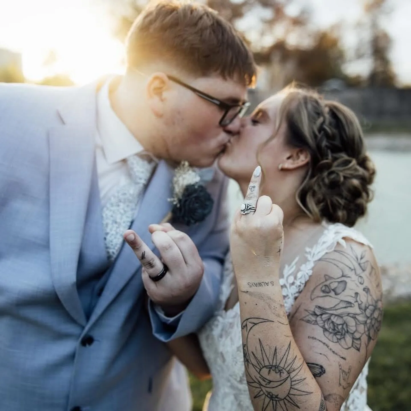 ✨ Congratulations to Madi &amp; Caleb Gomez! ✨

Their October wedding at Crystal Fountain Park was one-of-a-kind &mdash; the perfect mix of fun, love, and pure personality! From their Taco Bell photoshoot 🌮 to having a real tattoo artist at the rece